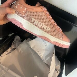 Trump Low Dunk Pink Women's Sneakers